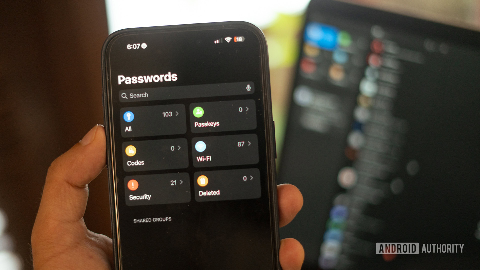 Apple Passwords on iPhone Apple Passwords on iPhone