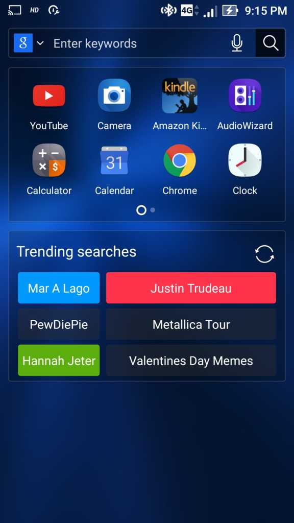 asus zenfone UI
