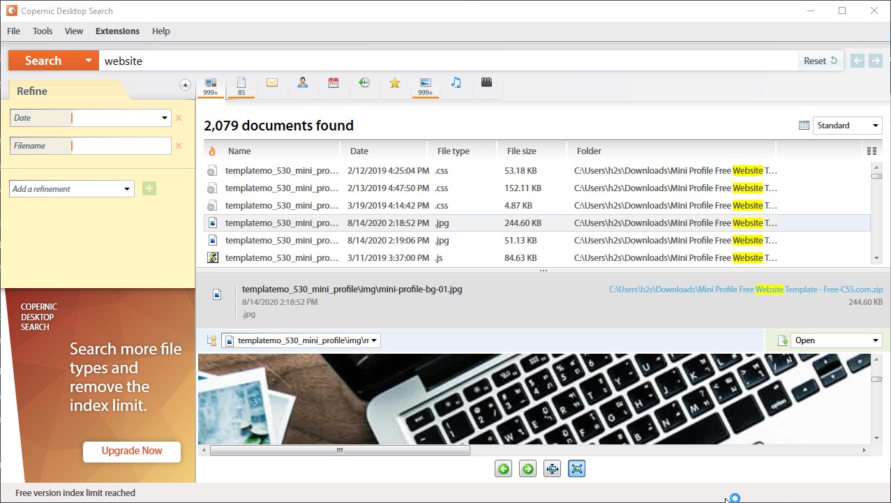 Copernic .Desktop Search Copernic .Desktop Search