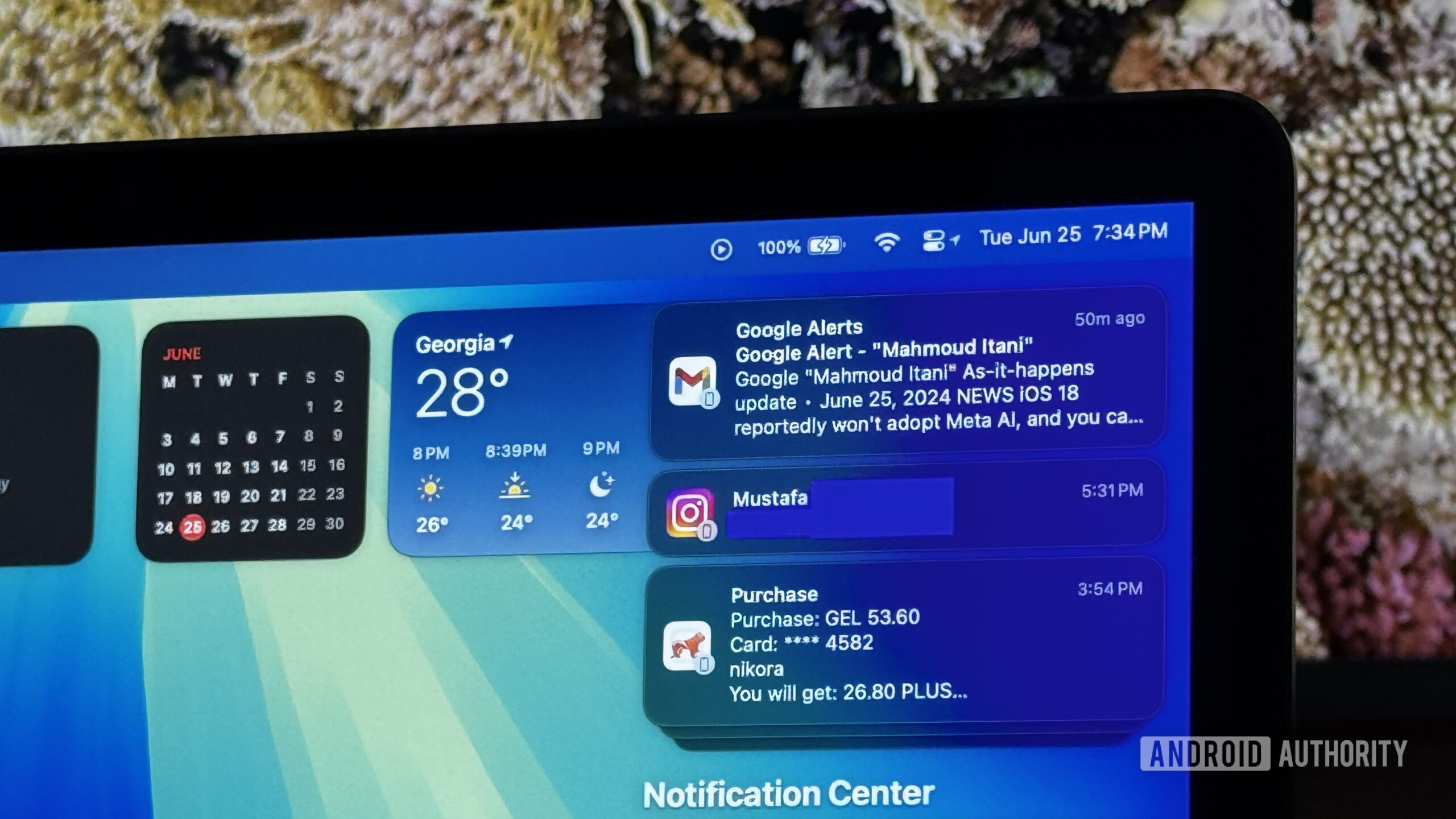 iPhone Mirroring notifications iPhone Mirroring notifications
