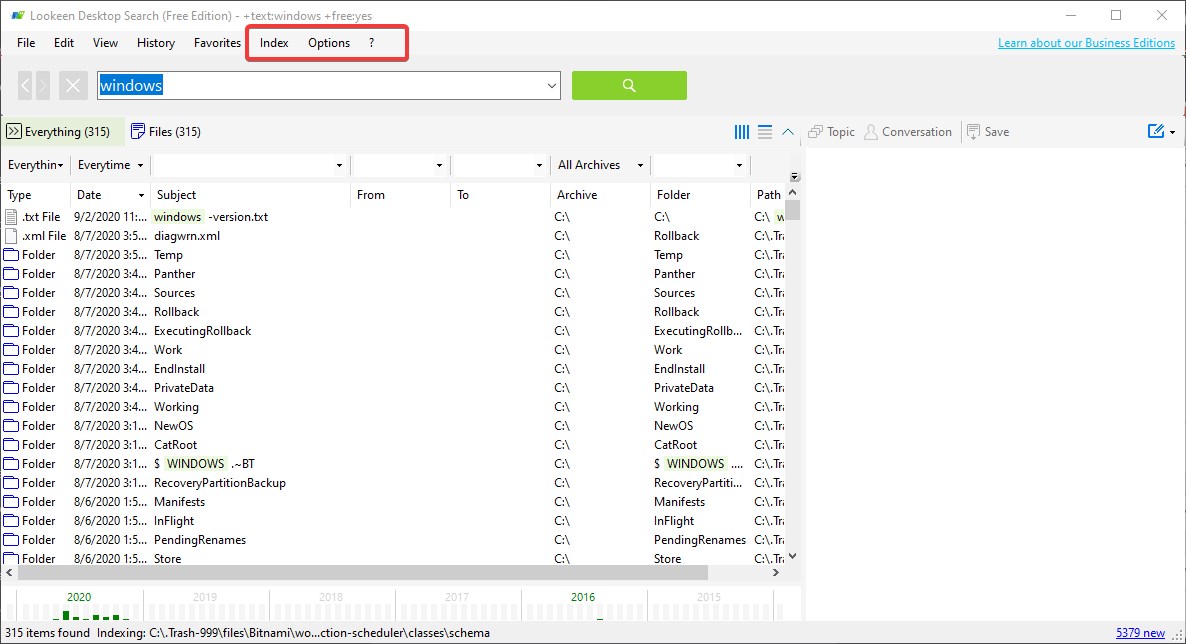 Lookeen free windows Desktop Search tool Lookeen free windows Desktop Search tool