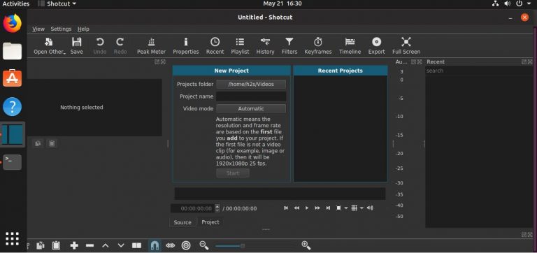 shotcut install Ubuntu Linux MInt Debian Centos Elementary OS