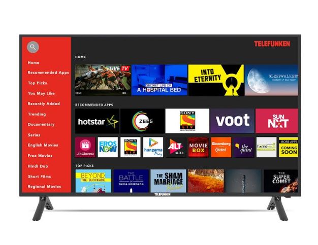 Telefunken announces HD and FHD Smart TV TFK39HDS