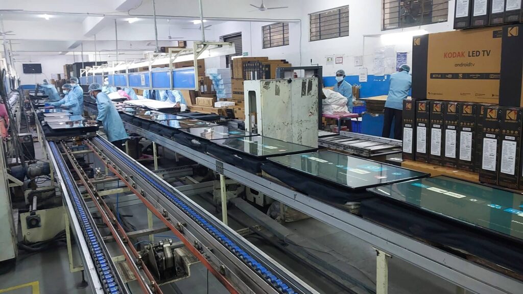 TV production line packaging min