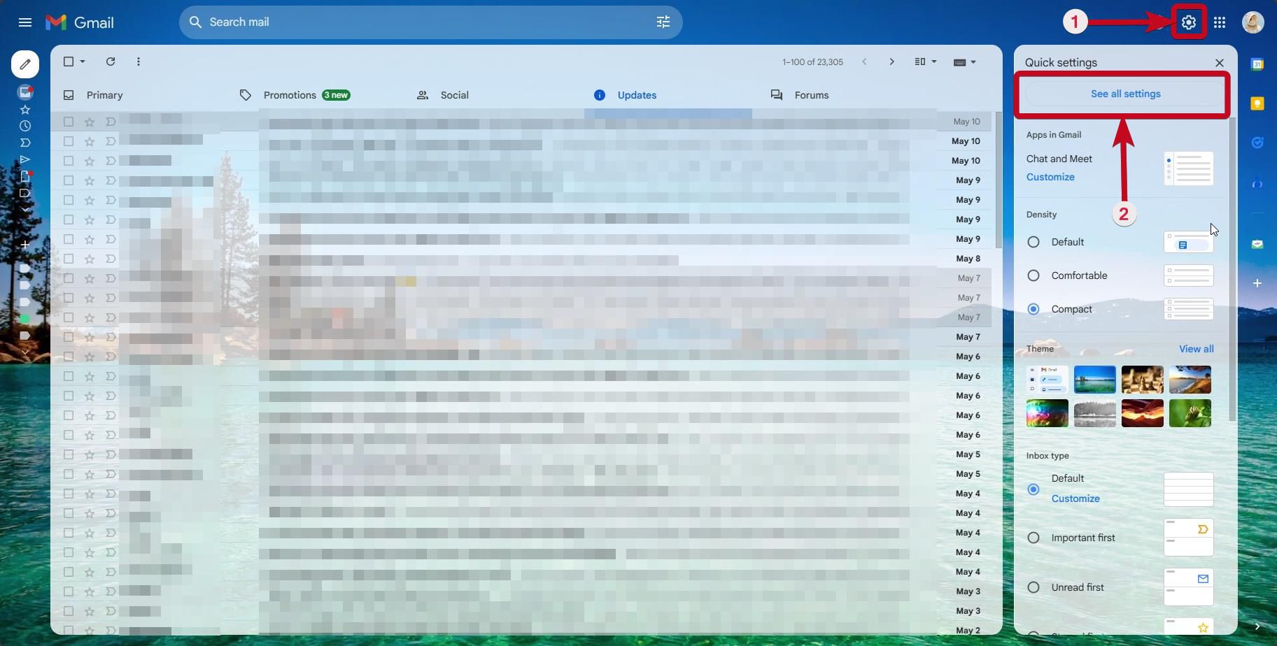 Vacation Responder 10 compressed Open GMail Settings to set Auto mail responder