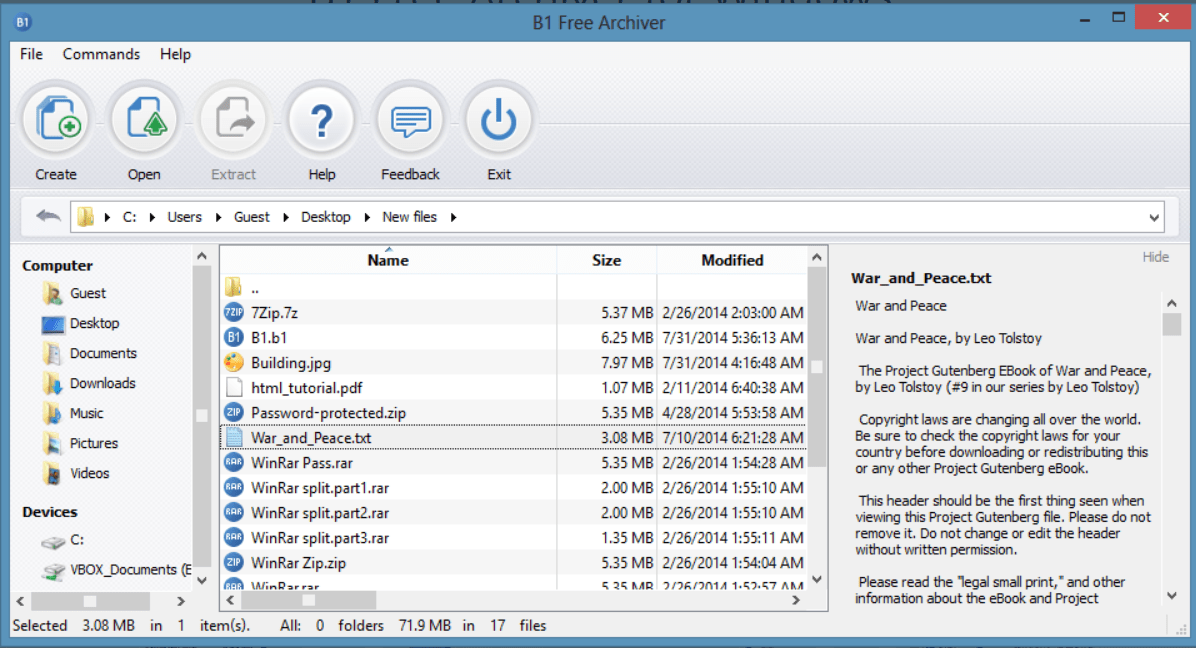 B1 Free Archiver B1 Free Archiver