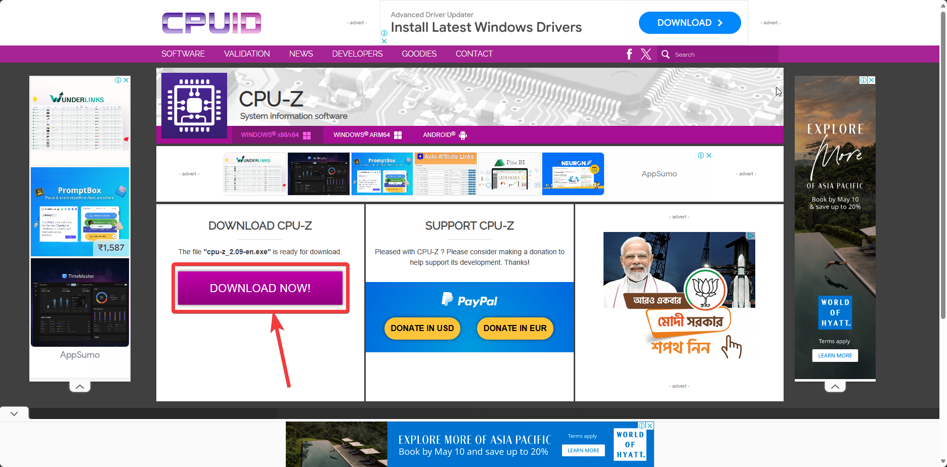 Check RAM type 30 download the CPU-Z
