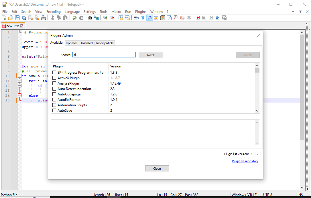 Customization and Plugins Notepad++ Customization and Plugins Notepad++