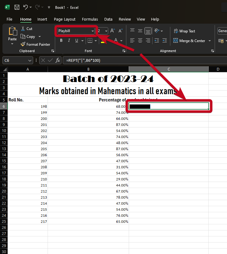 Data bars in Excel 30 How to generate percentage bars Excel