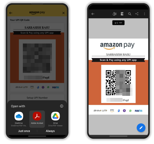 Get Amazon Pay QR Code 50 60 Use Amazon UPI QR code to pay money online