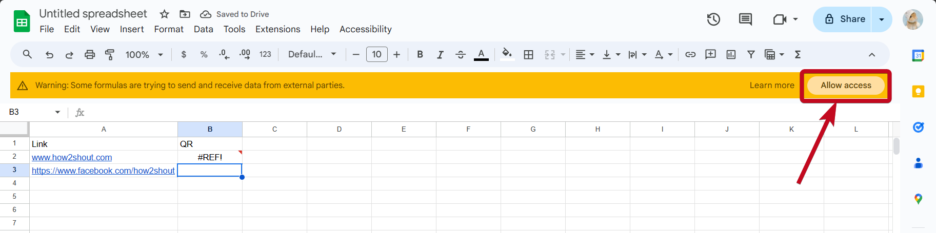 Google Sheets for QR 10 Google Sheets for QR 10