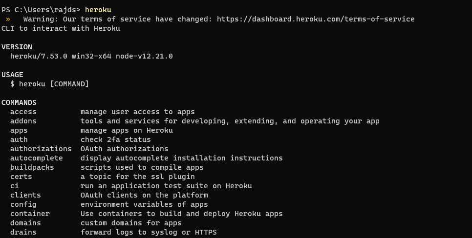 Install Heroku CLI on Windows 11 or 10 Install Heroku CLI on Windows 11 or 10