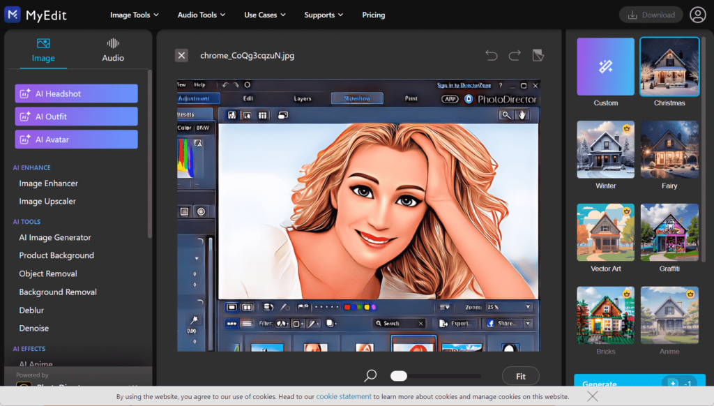 MyEdit AI Image Enhancer