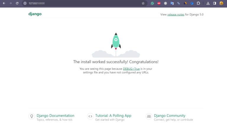 Running Django Server on Windows