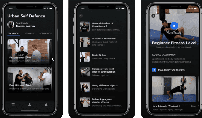 URBAN Self Defense app for Android and Apple iOS min