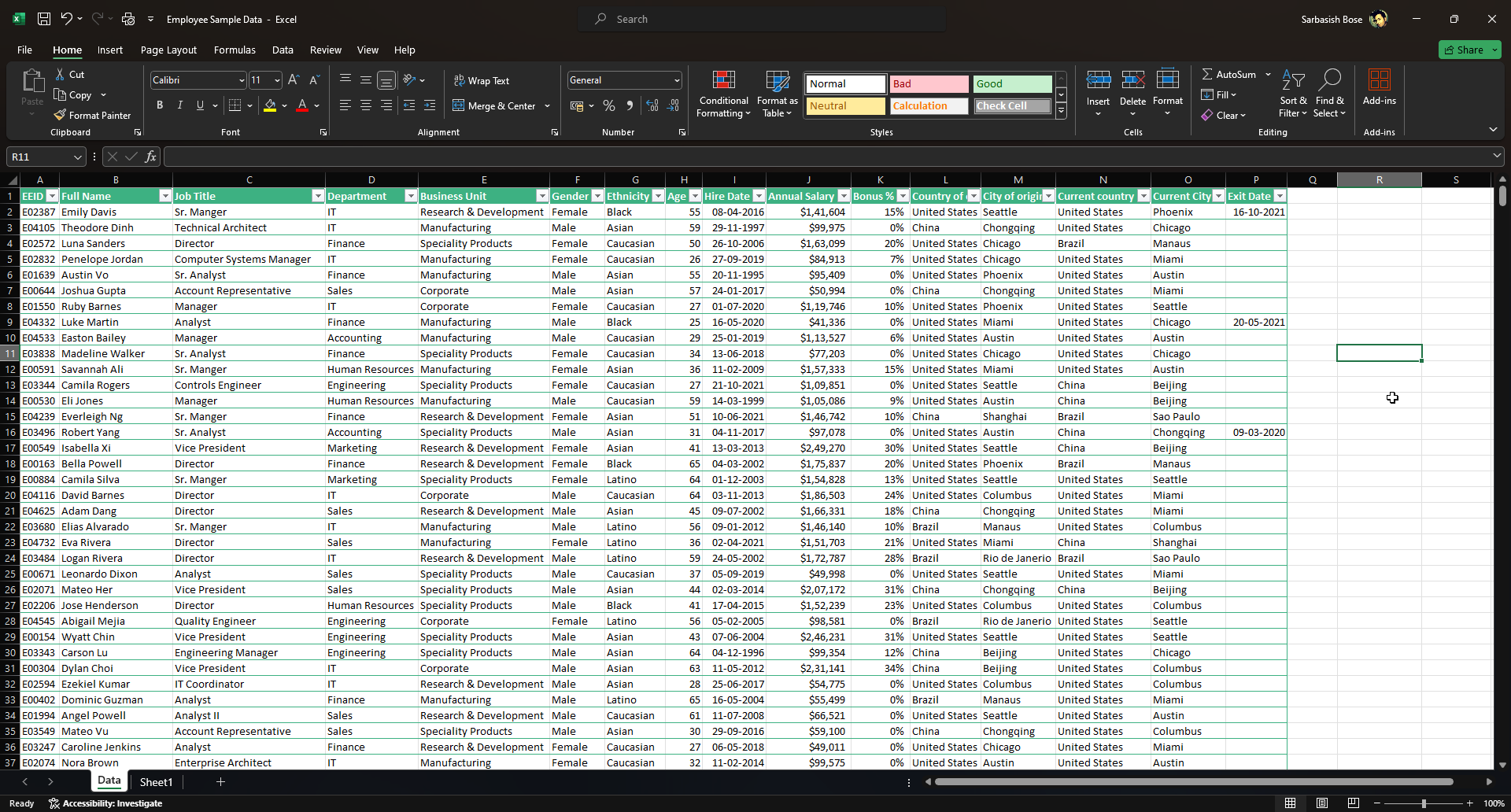 XLOOKUP Basics 10 XLOOKUP functions on Excel.